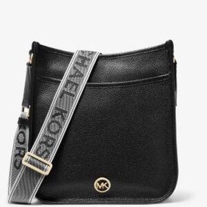 Michael Kors Black Leather Shoulder Bag
